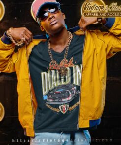 Vintage Nascar Dale Earnhardt Chevy Dialed In V Neck TShirt