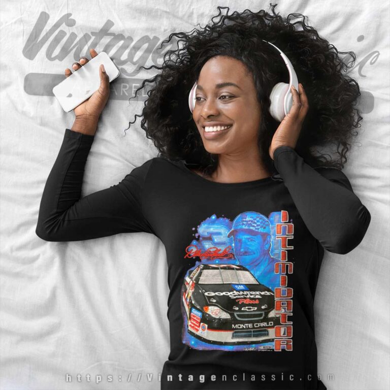 Vintage Nascar Dale Earnhardt Intimidator Long Sleeve Tee Vintage Nascar Dale Earnhardt Intimidator Long Sleeve Tee