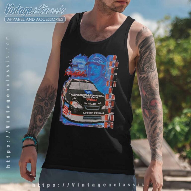 Vintage Nascar Dale Earnhardt Intimidator Tank Top Racerback Vintage Nascar Dale Earnhardt Intimidator Tank Top Racerback