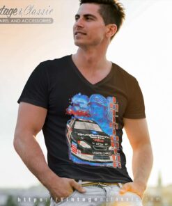 Vintage Nascar Dale Earnhardt Intimidator V Neck TShirt
