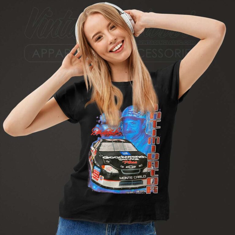 Vintage Nascar Dale Earnhardt Intimidator Women TShirt Vintage Nascar Dale Earnhardt Intimidator Women TShirt