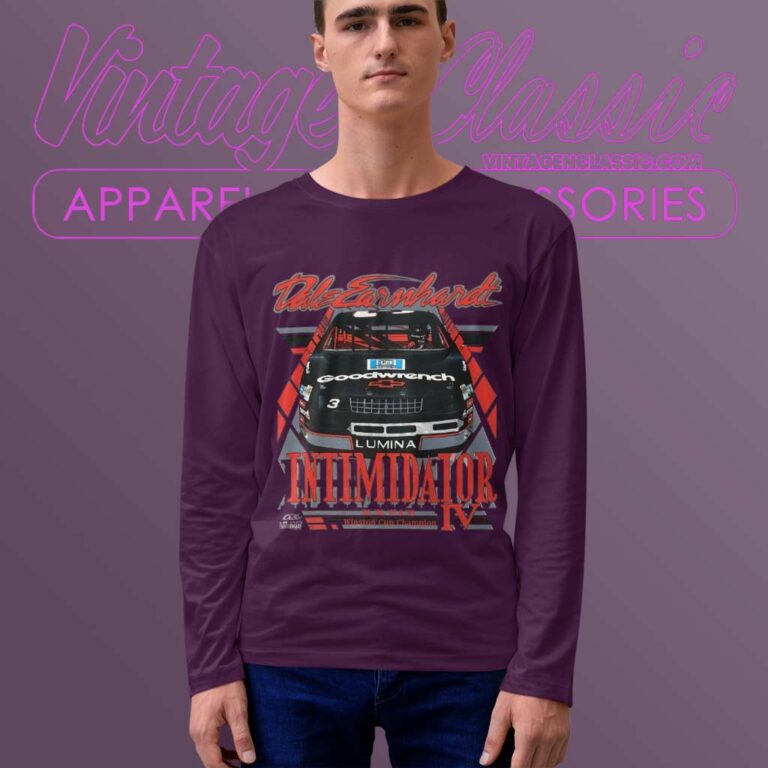 Vintage Nascar Dale Earnhardt Intimudator Long Sleeve Tee Vintage Nascar Dale Earnhardt Intimudator Long Sleeve Tee