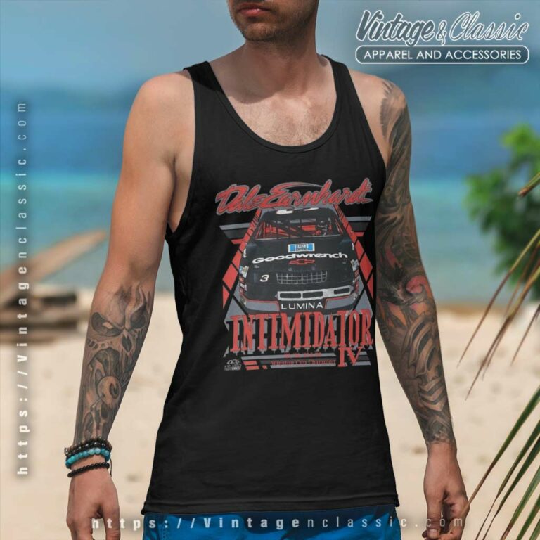 Vintage Nascar Dale Earnhardt Intimudator Tank Top Racerback 1 Vintage Nascar Dale Earnhardt Intimudator Tank Top Racerback 1