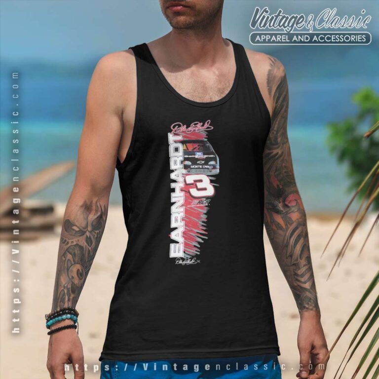 Vintage Nascar Dale Earnhardt Tank Top Racerback Vintage Nascar Dale Earnhardt Tank Top Racerback