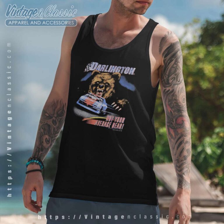 Vintage Nascar Darlington Not Your Average Bear Tank Top Racerback Vintage Nascar Darlington Not Your Average Bear Tank Top Racerback