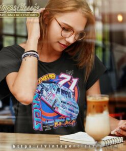 Vintage Nascar Dave Marcis 71 Last Ride Beach Women TShirt