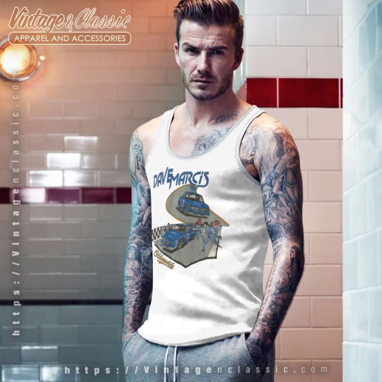 Vintage Nascar Dave Marcis Oldsmobile Tank Top Racerback Vintage Nascar Dave Marcis Oldsmobile Tank Top Racerback