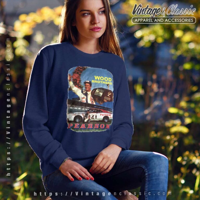 Vintage Nascar David Pearson Wood Brothers Sweatshirt Vintage Nascar David Pearson Wood Brothers Sweatshirt