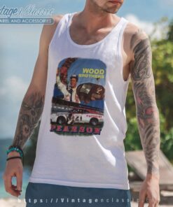 Vintage Nascar David Pearson Wood Brothers Tank Top Racerback