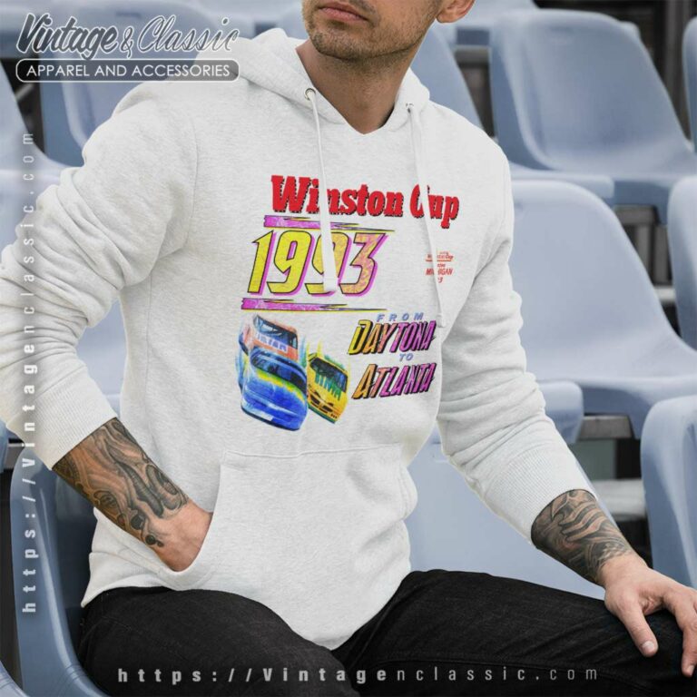 Vintage Nascar From Daytona To Atlanta Hoodie Vintage Nascar From Daytona To Atlanta Hoodie