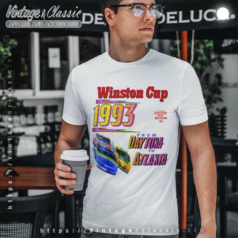 Vintage Nascar From Daytona To Atlanta T Shirt Vintage Nascar From Daytona To Atlanta T Shirt