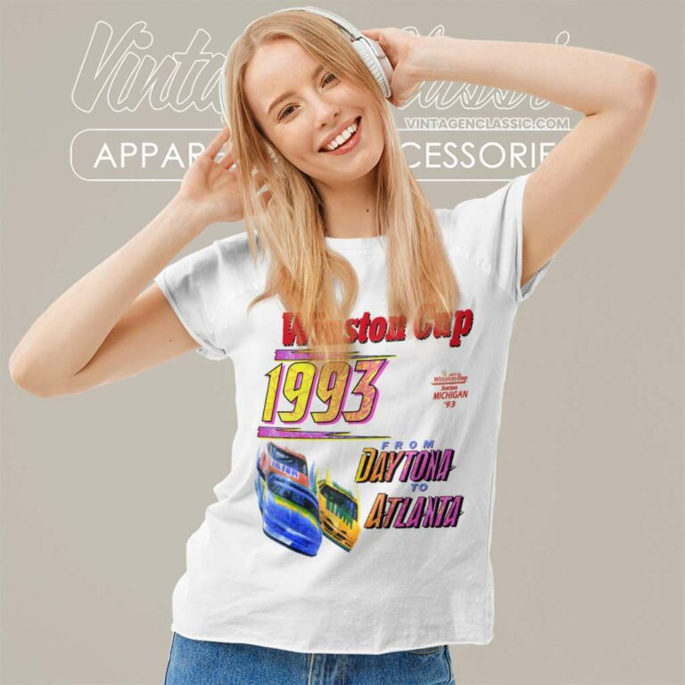 Vintage Nascar From Daytona To Atlanta Women TShirt Vintage Nascar From Daytona To Atlanta Women TShirt
