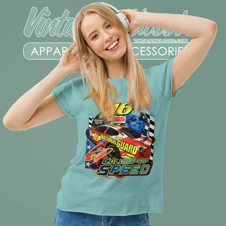 Vintage Nascar Greg Biffle Colors Of Speed Women TShirt Vintage Nascar Greg Biffle Colors Of Speed Women TShirt