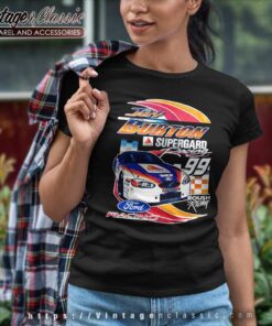Vintage Nascar Jeff Burton Ford Racing Women TShirt