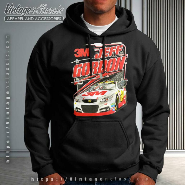 Vintage Nascar Jeff Gordon 3m Chevy Hoodie 1 Vintage Nascar Jeff Gordon 3m Chevy Hoodie 1