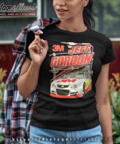 Vintage Nascar Jeff Gordon 3m Chevy Women TShirt 1