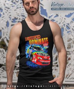Vintage Nascar Jeff Gordon Designed To Dominate Tank Top Racerback