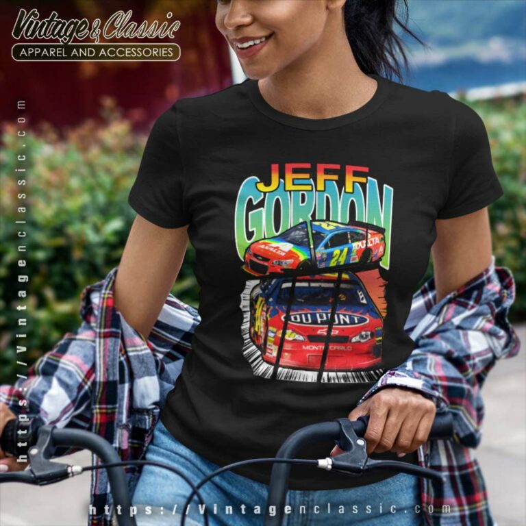 Vintage Nascar Jeff Gordon Monte Carlo Women TShirt Vintage Nascar Jeff Gordon Monte Carlo Women TShirt