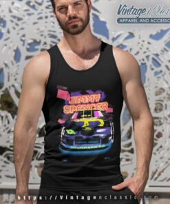 Vintage Nascar Jimmy Spencer 23 Ford Thunderbird Tank Top Racerback