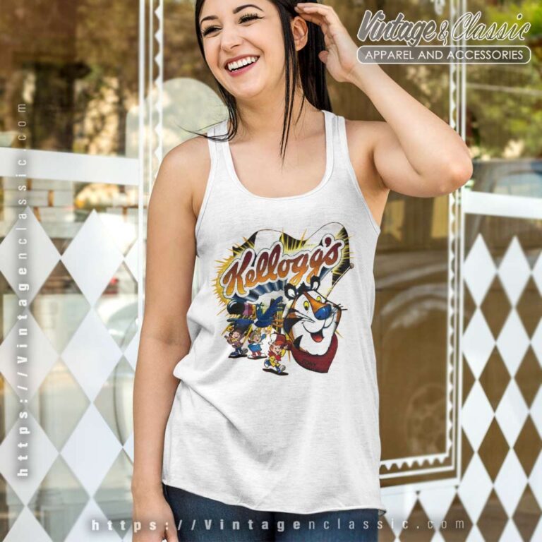 Vintage Nascar Kelloggs Tank Top Racerback Vintage Nascar Kelloggs Tank Top Racerback