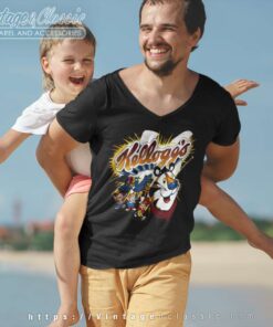 Vintage Nascar Kelloggs V Neck TShirt