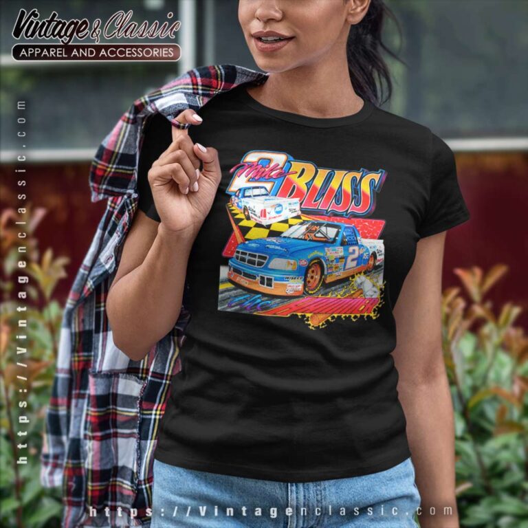 Vintage Nascar Mike Bliss The Hammer Women TShirt Vintage Nascar Mike Bliss The Hammer Women TShirt