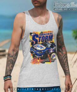 Vintage Nascar Miller Lite Beer Racing Tank Top Racerback