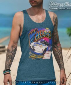 Vintage Nascar Rusty Wallace 2 Miller Lite Tank Top Racerback
