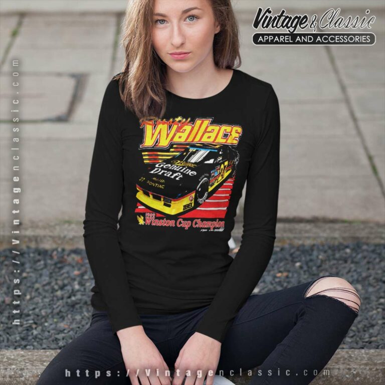 Vintage Nascar Rusty Wallace Winston Cup Champion Long Sleeve Tee Vintage Nascar Rusty Wallace Winston Cup Champion Long Sleeve Tee