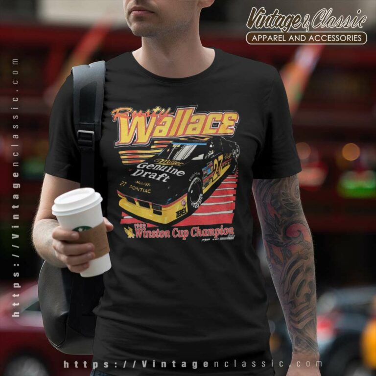 Vintage Nascar Rusty Wallace Winston Cup Champion T Shirt Vintage Nascar Rusty Wallace Winston Cup Champion T Shirt