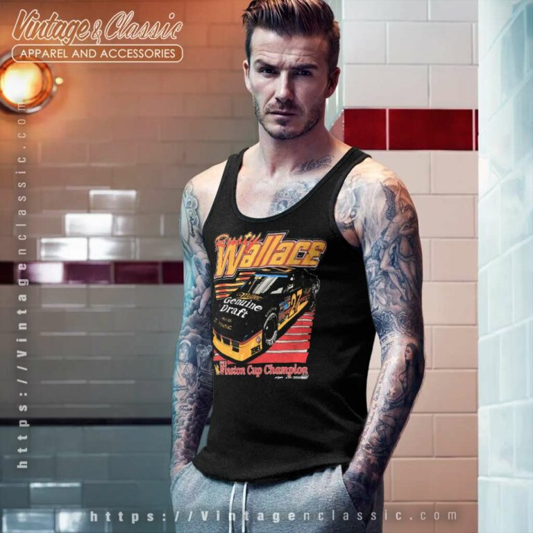Vintage Nascar Rusty Wallace Winston Cup Champion Tank Top Racerback Vintage Nascar Rusty Wallace Winston Cup Champion Tank Top Racerback