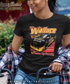 Vintage Nascar Rusty Wallace Winston Cup Champion Shirt 6 Vintage Nascar Rusty Wallace Winston Cup Champion Women TShirt