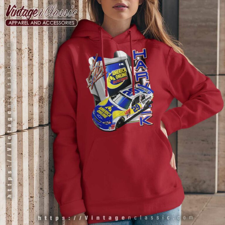 Vintage Nascar Shirt America Online Aol Kevin Harvick Hoodie Vintage Nascar Shirt America Online Aol Kevin Harvick Hoodie