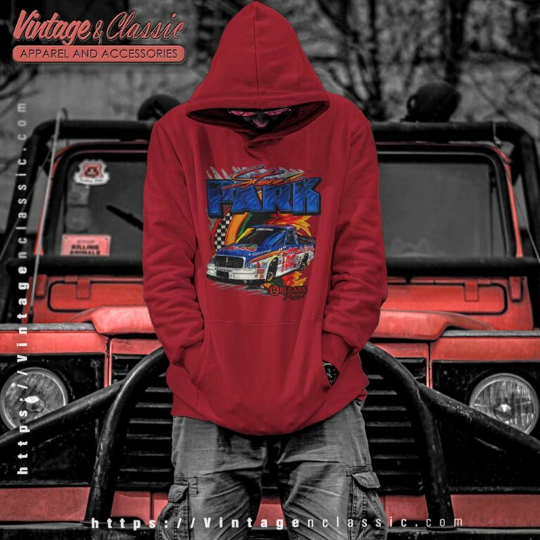 Vintage Nascar Steve Park The Orleans Hoodie Vintage Nascar Steve Park The Orleans Hoodie