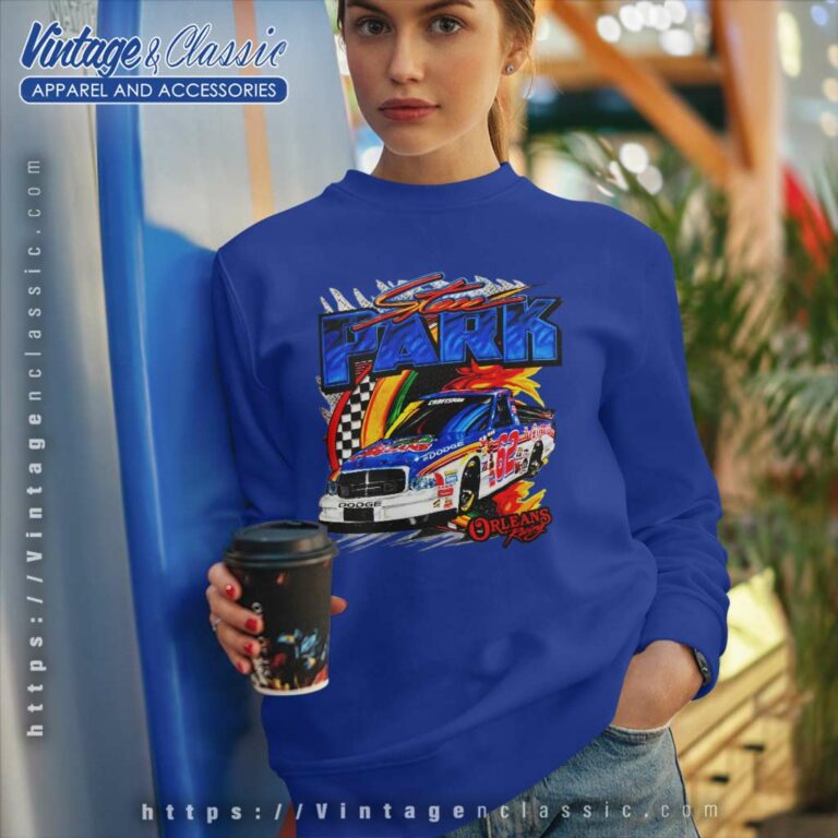 Vintage Nascar Steve Park The Orleans Sweatshirt Vintage Nascar Steve Park The Orleans Sweatshirt