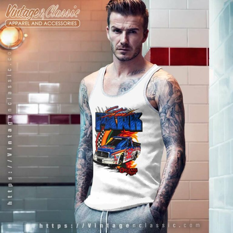 Vintage Nascar Steve Park The Orleans Tank Top Racerback Vintage Nascar Steve Park The Orleans Tank Top Racerback