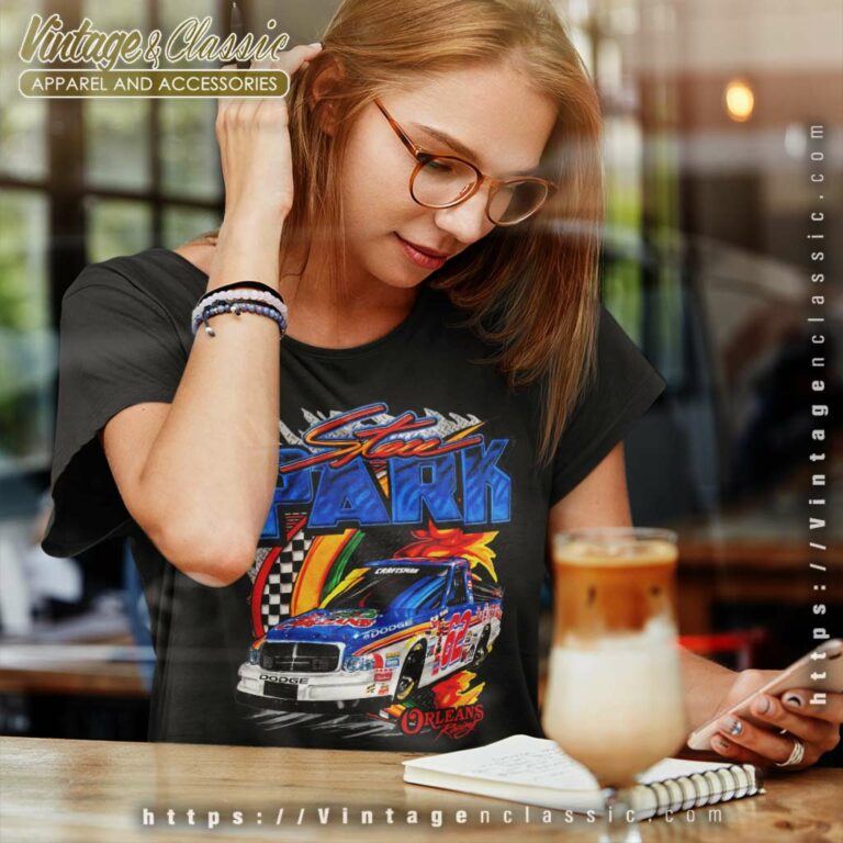 Vintage Nascar Steve Park The Orleans Women TShirt Vintage Nascar Steve Park The Orleans Women TShirt