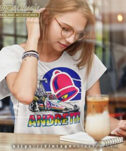 Vintage Nascar Taco Bell John Andretti Women TShirt