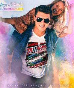 Vintage Nascar Talladega Superspeedway V Neck TShirt 1