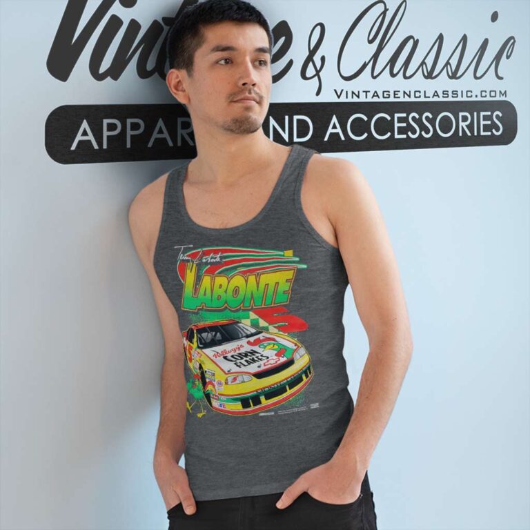 Vintage Nascar Terry Labonte Nascar Corn Flakes Tank Top Racerback Vintage Nascar Terry Labonte Nascar Corn Flakes Tank Top Racerback