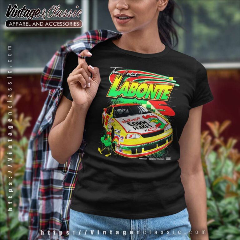 Vintage Nascar Terry Labonte Nascar Corn Flakes Women TShirt Vintage Nascar Terry Labonte Nascar Corn Flakes Women TShirt