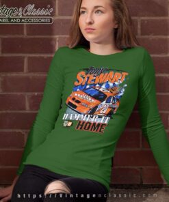 Vintage Nascar Tony Stewart Hammer It Home Long Sleeve Tee