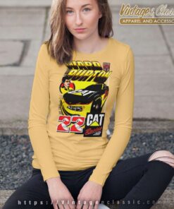 Vintage Nascar Ward Burton Cat Racing Shirt 4 Vintage Nascar Ward Burton Cat Racing Long Sleeve Tee