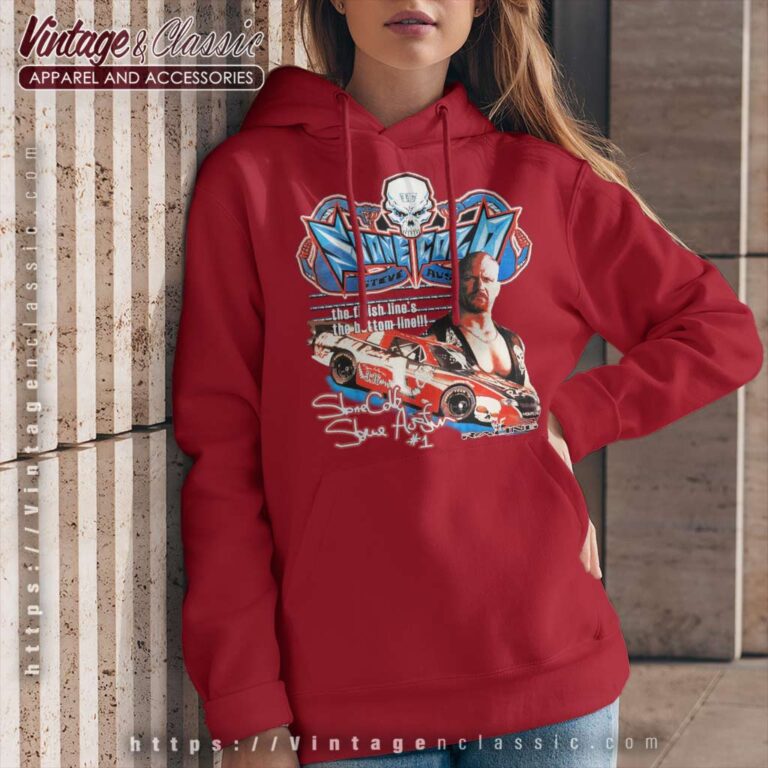 Vintage Nascar Wrestling Steve Austin Hoodie Vintage Nascar Wrestling Steve Austin Hoodie
