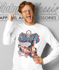 Vintage Nascar Wrestling Steve Austin Long Sleeve Tee