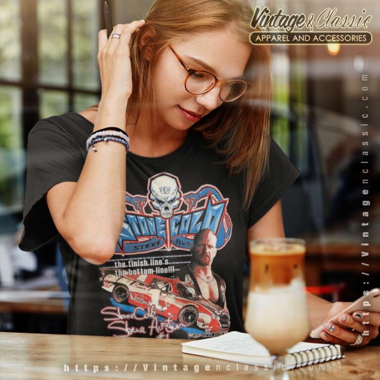 Vintage Nascar Wrestling Steve Austin Women TShirt Vintage Nascar Wrestling Steve Austin Women TShirt