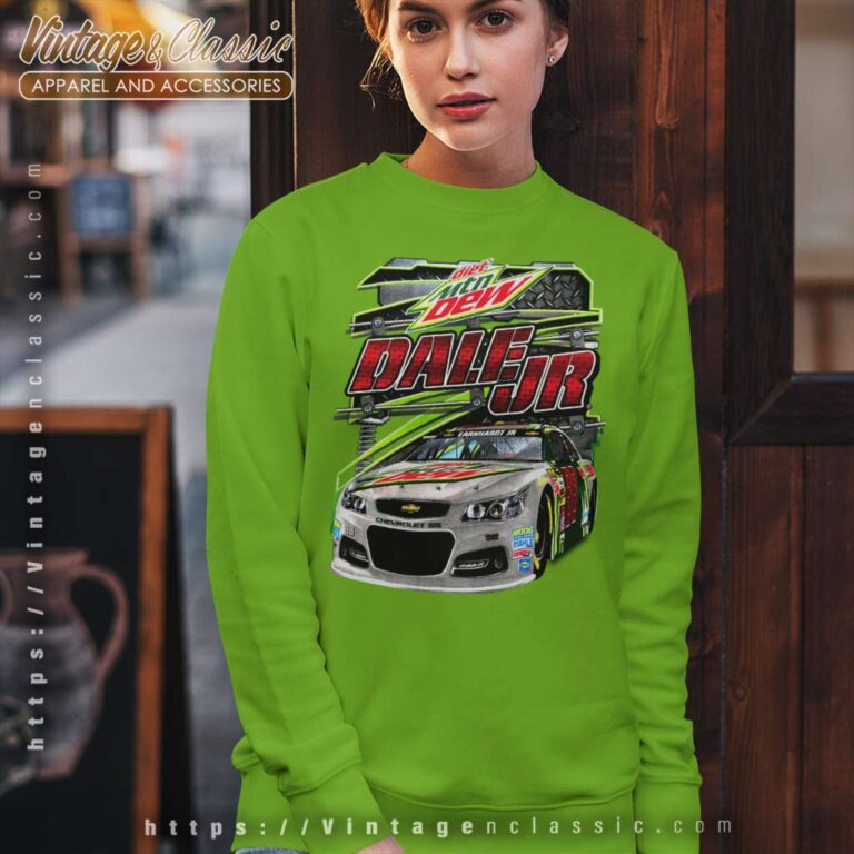 Vintage Nascar X Mountain Dew Dale Jr Sweatshirt Vintage Nascar X Mountain Dew Dale Jr Sweatshirt