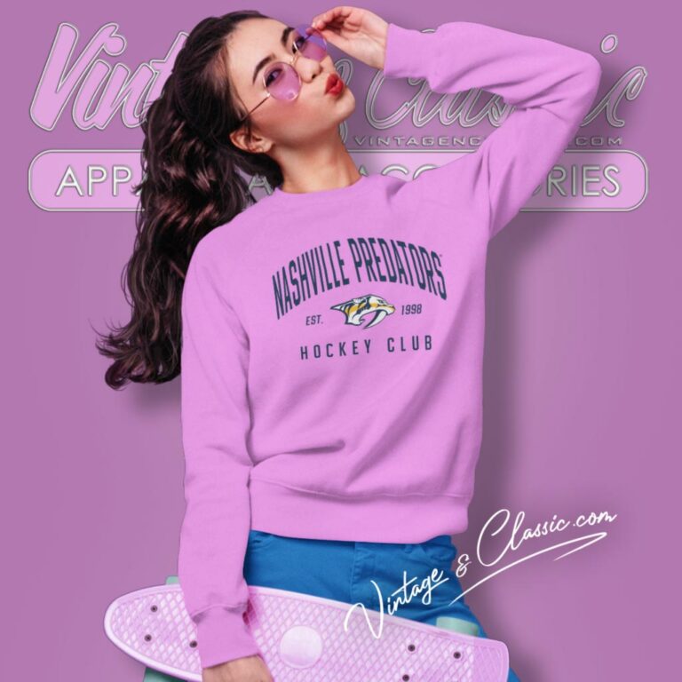 Vintage Nashville Predators Nhl Hockey Sweatshirt Vintage Nashville Predators Nhl Hockey Sweatshirt
