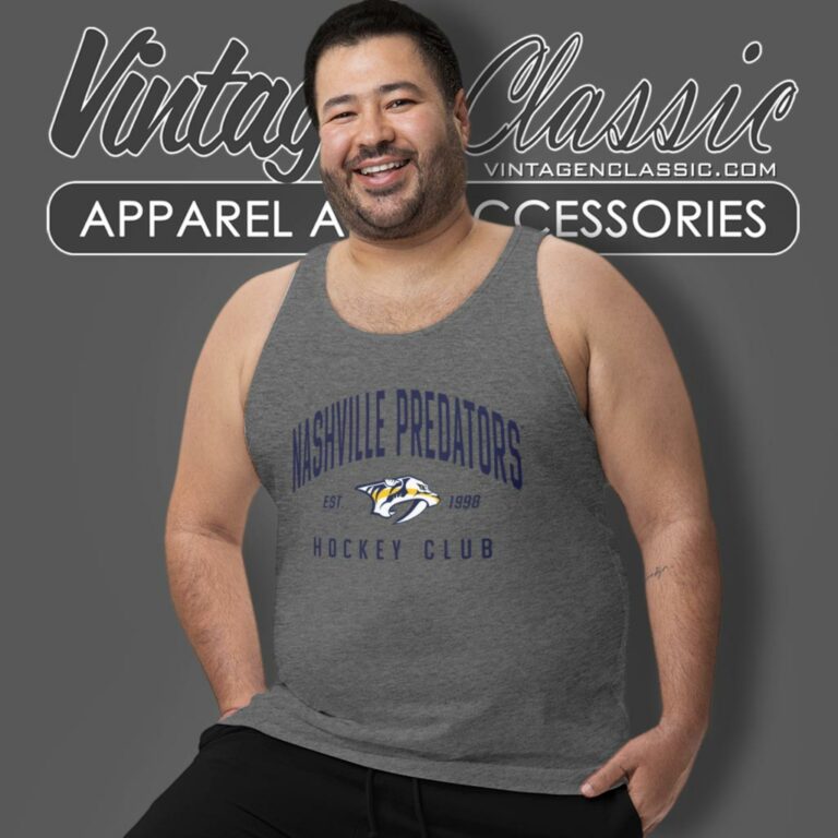 Vintage Nashville Predators Nhl Hockey Tank Top Racerback Vintage Nashville Predators Nhl Hockey Tank Top Racerback