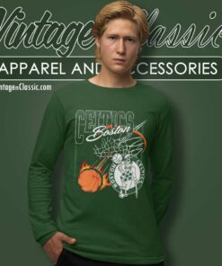 Vintage Nba Boston Celtics Basketball Shirt 2 Vintage Nba Boston Celtics Basketball Long Sleeve Tee